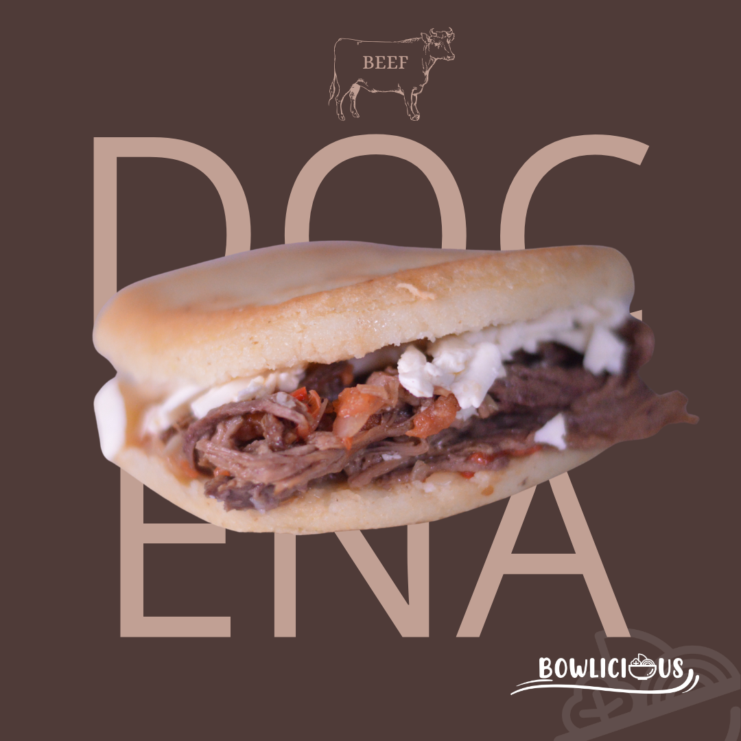Docena de Arepas de Carne de Res (Beef)