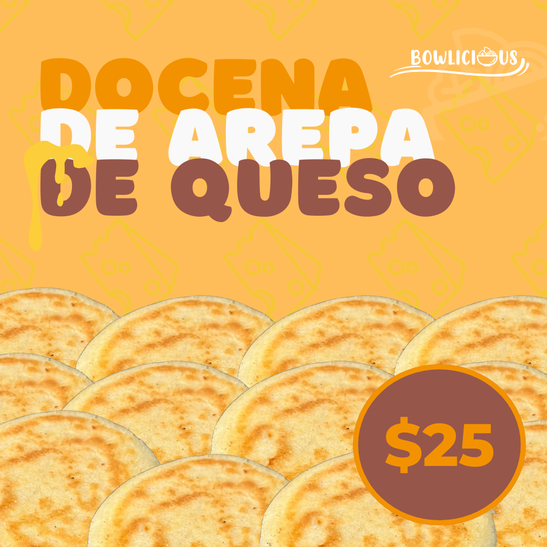 Docena de Arepas de Queso