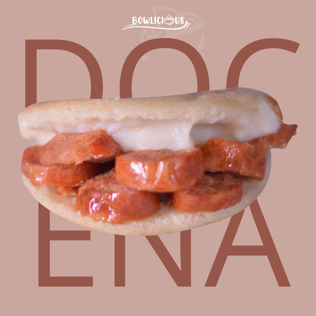 Docena de Arepas Rellenas de Chorizo